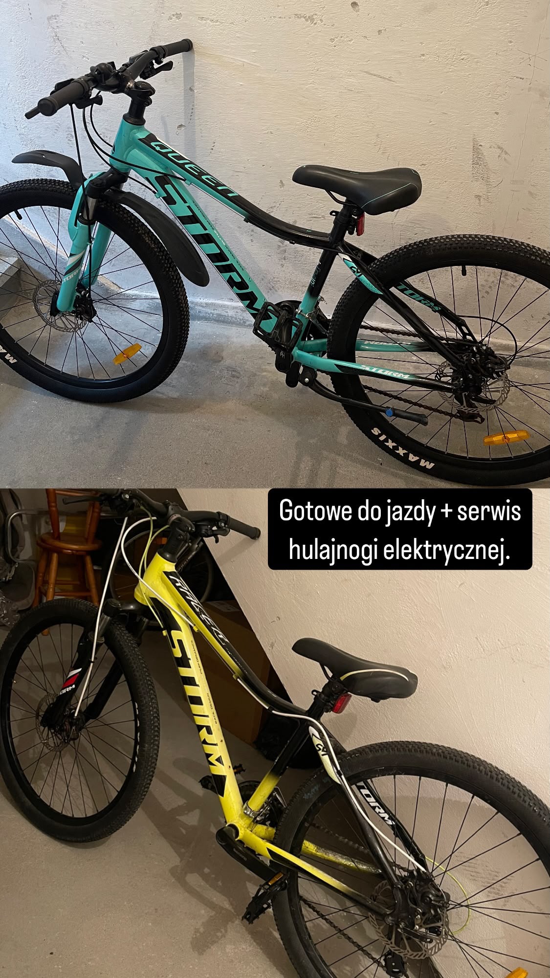 Serwis roweru Storm i hulajnogi